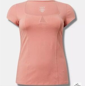 NWT Torrid Foxy Notch Neck Top